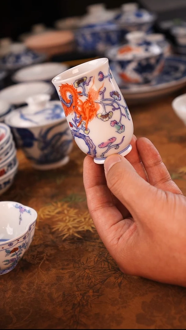 景德镇手工手绘茶器-146