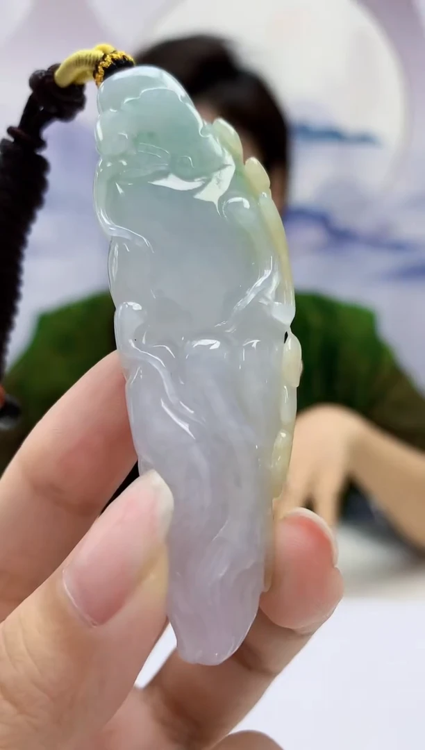 定制翡翠未镶嵌4829xx-毛货挂件43