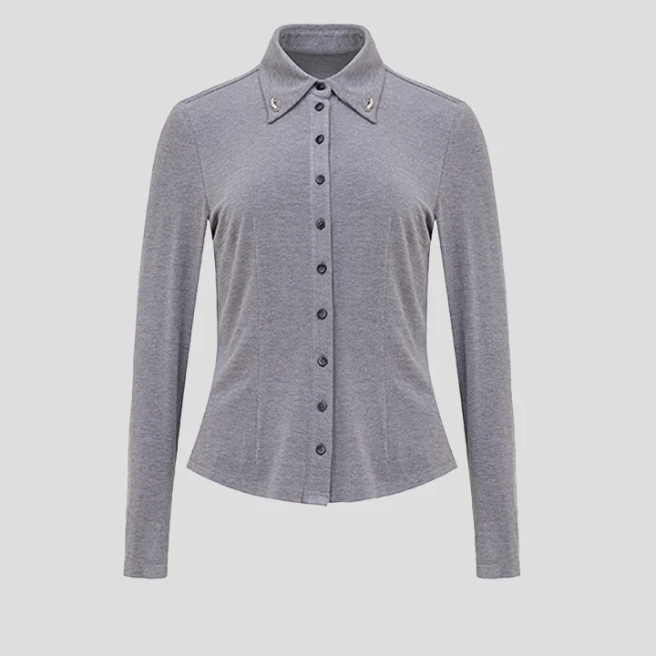 换品牌撤柜商品不退换（介意勿拍）新款衬衫翻领经典修身衬衣339712