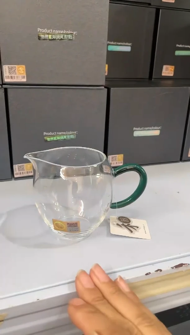 【闪购商品】悠然墨绿色公道杯。。。