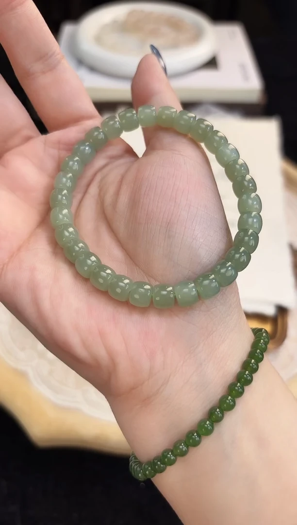 未镶嵌手链和田玉60孤品（no退no换）发货一个