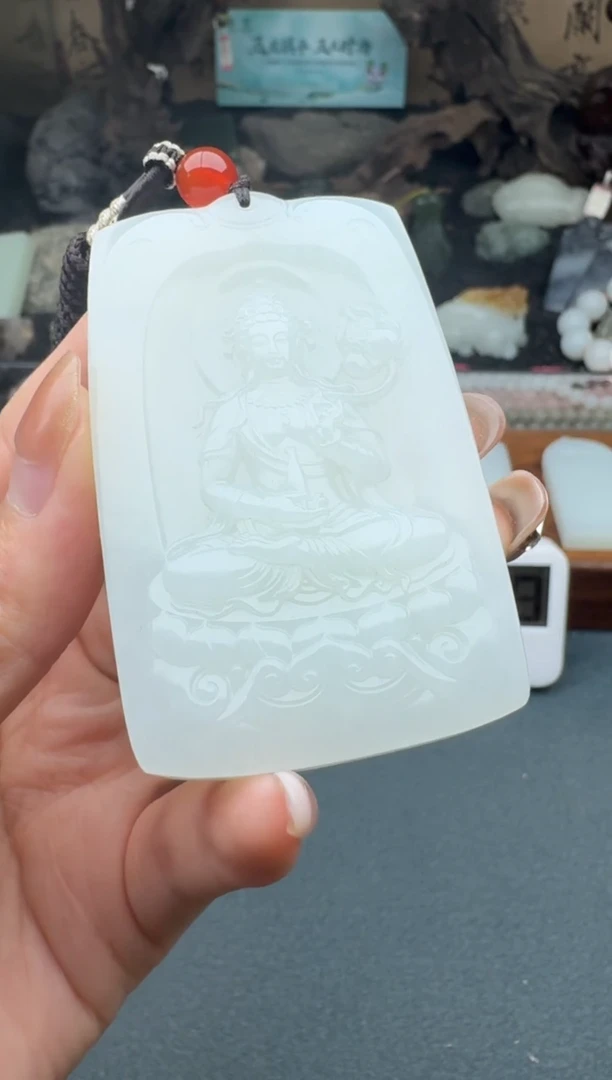 和田玉未镶嵌颈饰3