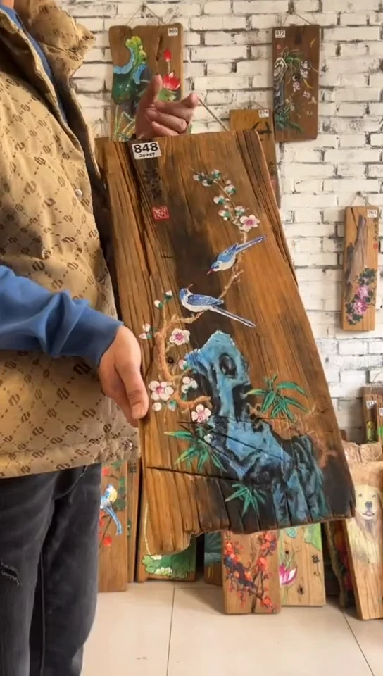 【闪购商品】桃核吊坠848号门板画