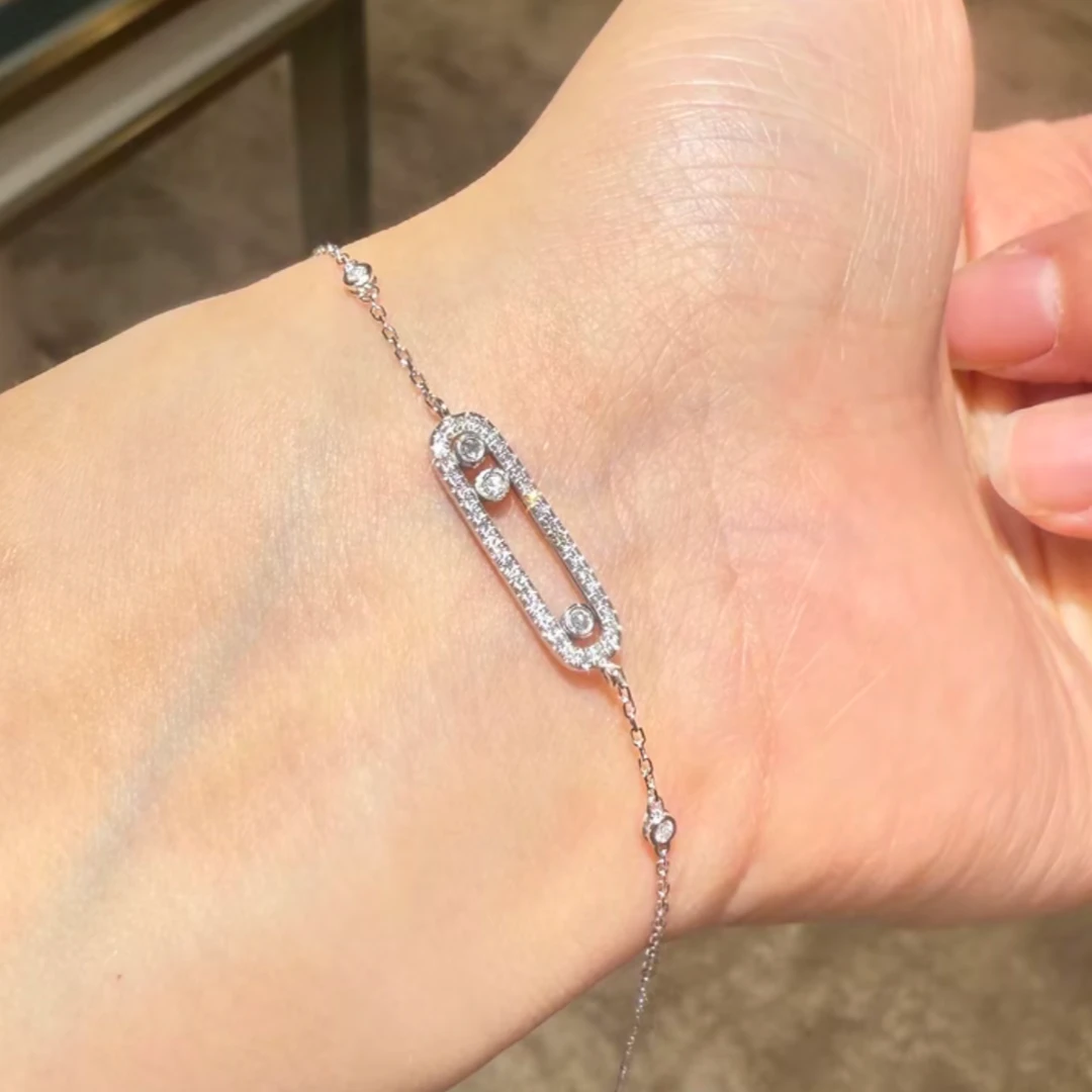 【QM珠宝】 0358重金  回形针手链ZSSL