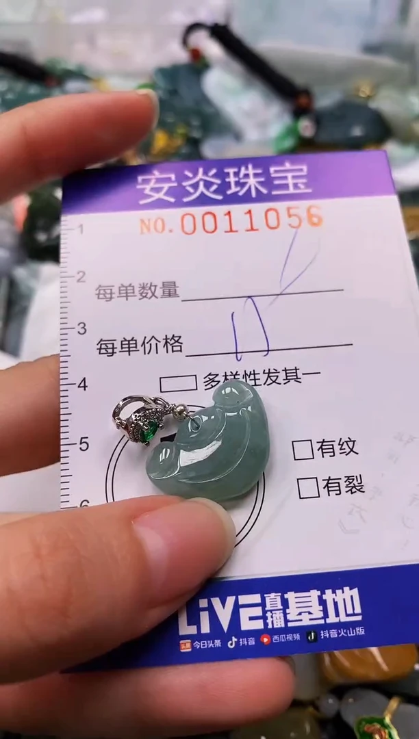 颈饰未镶嵌翡翠闪购0011056
