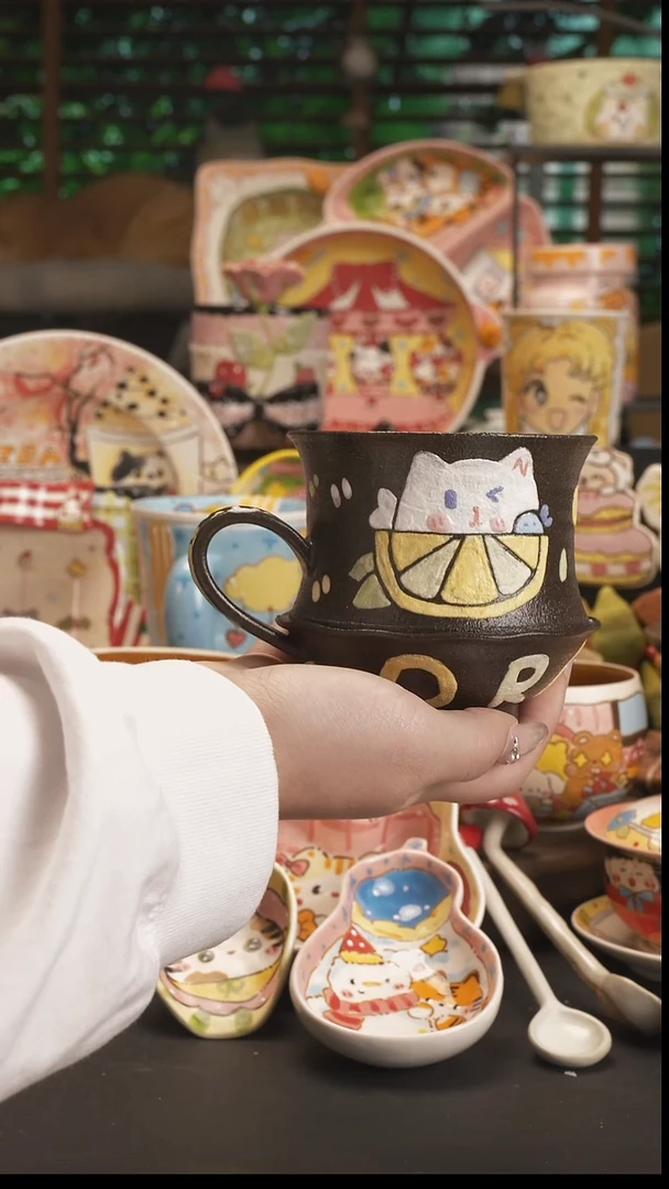 一**比【原创设计】景德镇手绘陶瓷