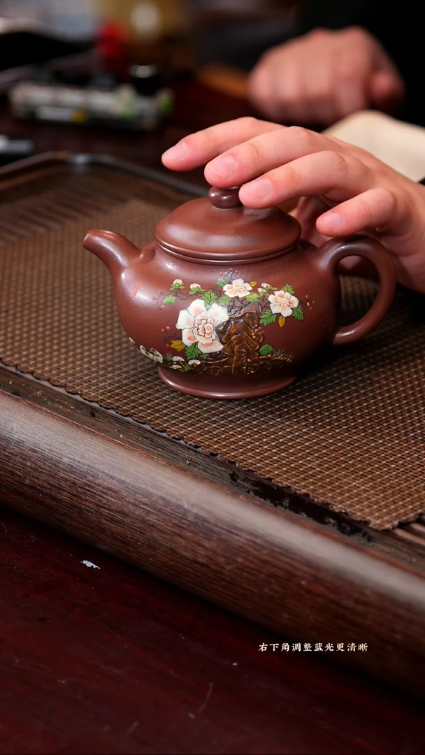 【闪购商品】紫砂茶壶sdh 泥绘掇只 底槽清 300