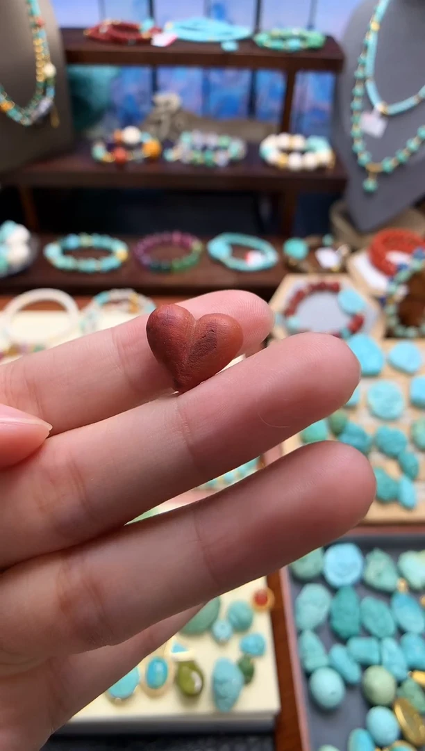 未镶嵌南红玛瑙挂件南红爱心