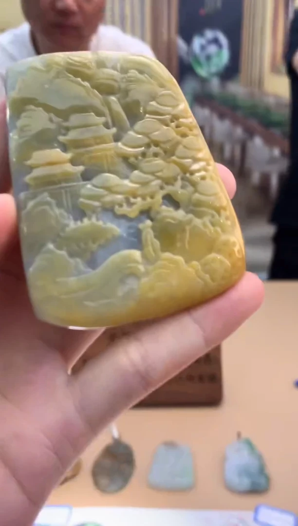 颈饰未镶嵌翡翠翡翠挂件 多样性发一件