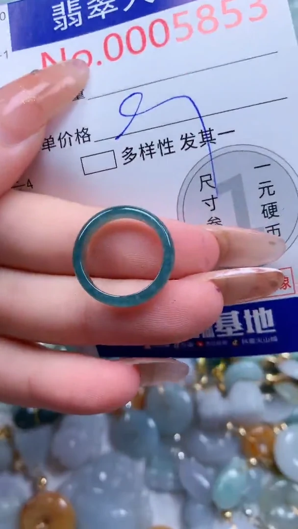 翡翠未镶嵌吊坠(不含链)5853