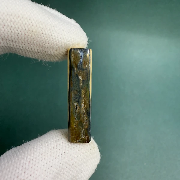 ST1004天然猛犸牙一字三通 支持鉴定 假一罚四