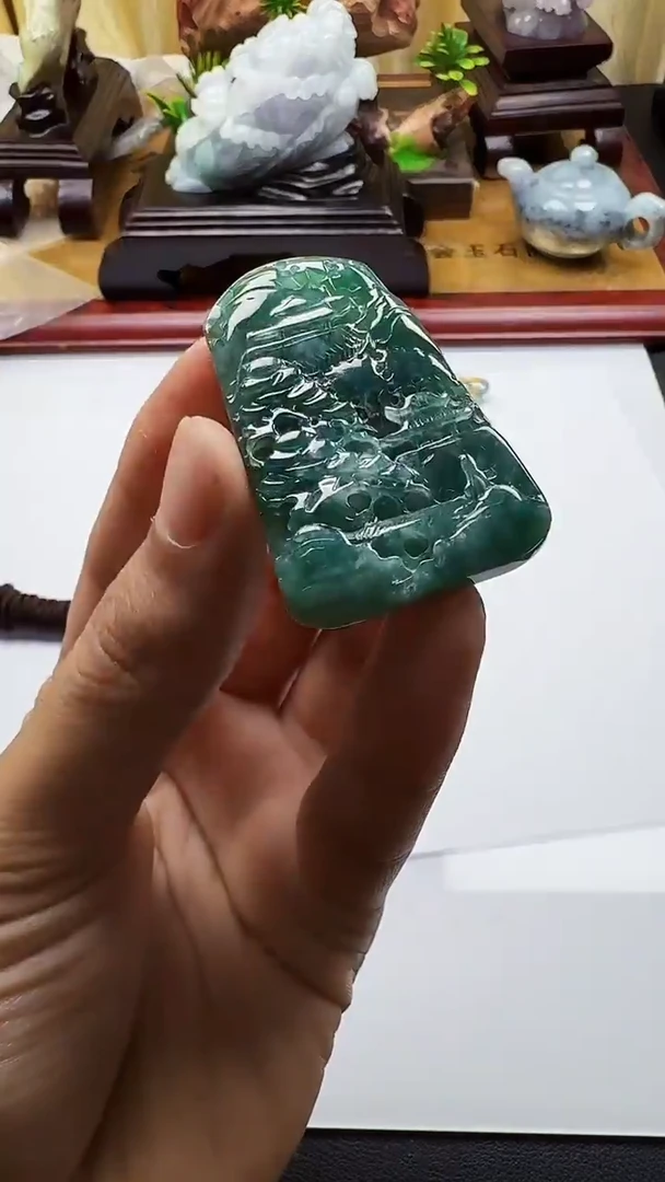 吊坠(不含链)未镶嵌翡翠1