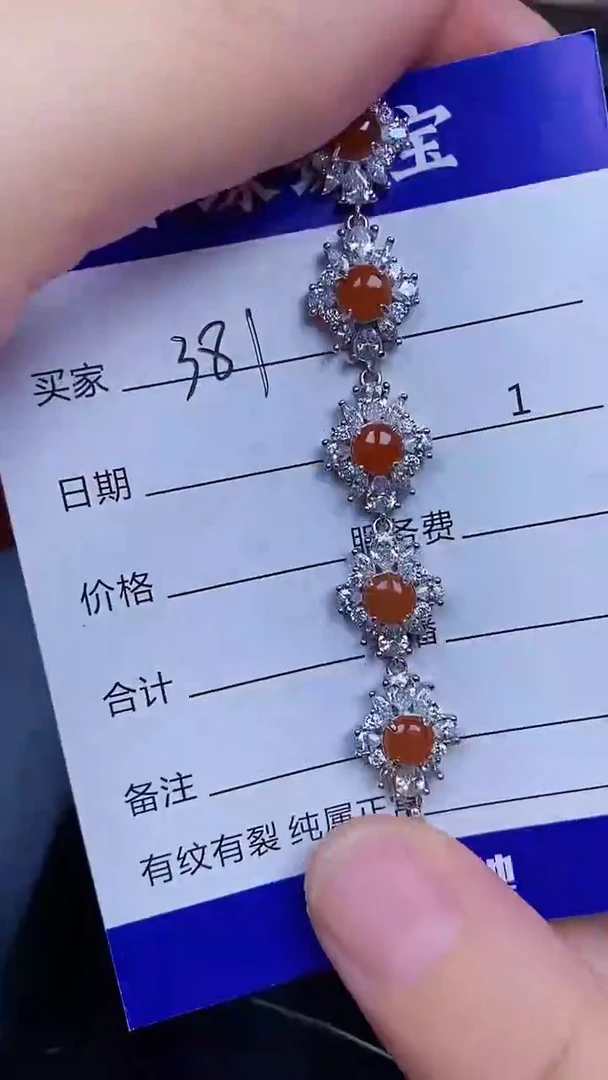 翡翠戒指银S925镶嵌3810