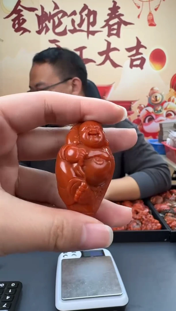 【闪购商品】南红玛瑙雕刻未镶嵌038ZB0210产品一个