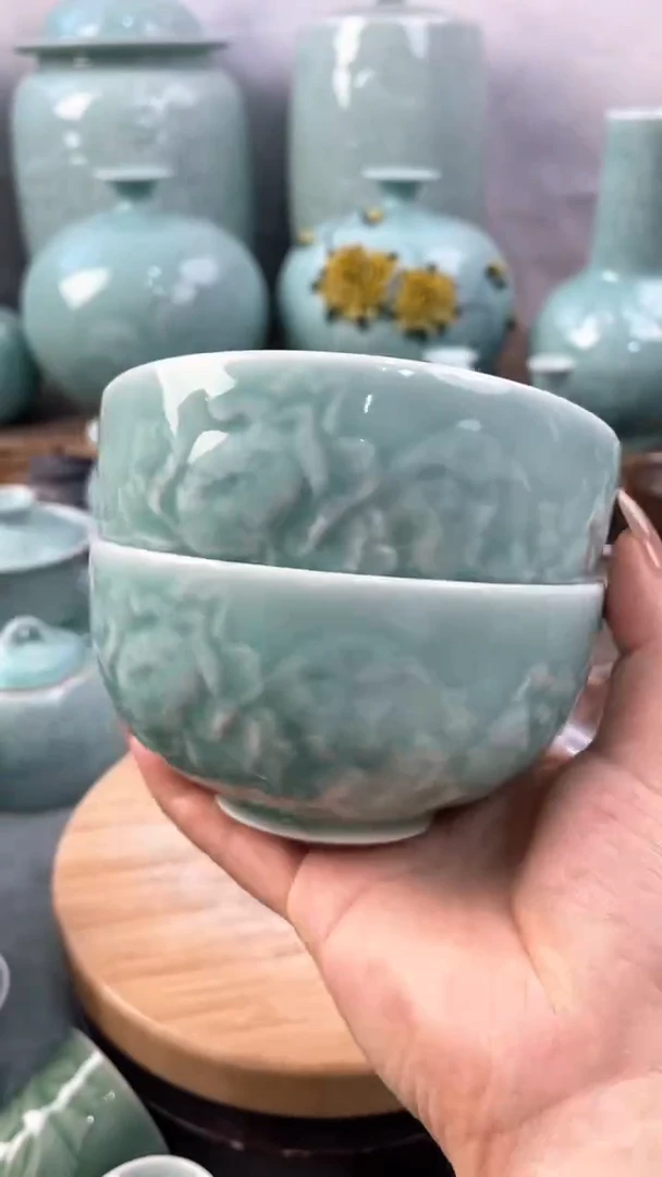 【闪购商品】特价 微瑕 慧仙青瓷