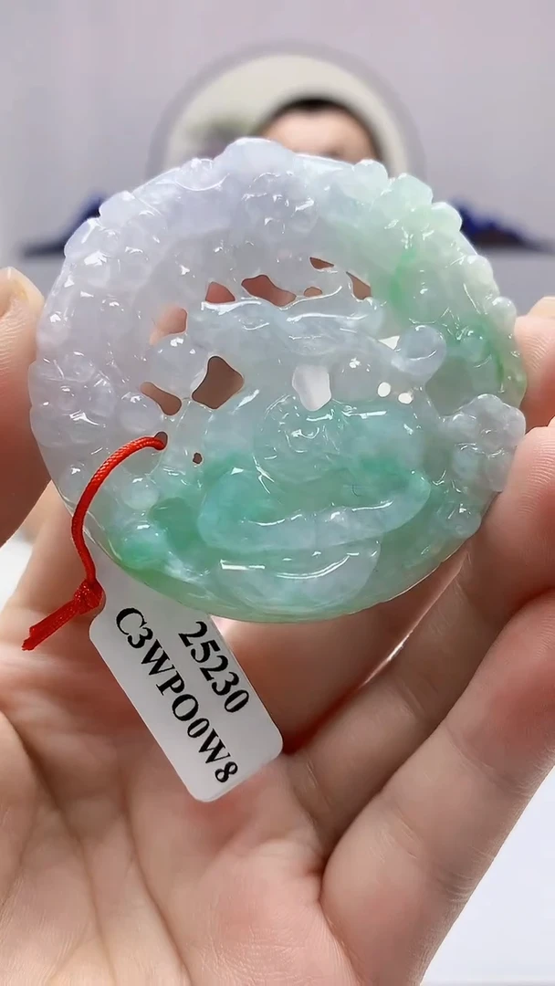 【闪购商品】定制翡翠未镶嵌4812ms-毛货13鹿牌