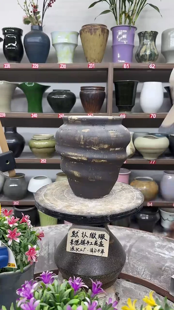 12-17-高22口14瑕-花盆