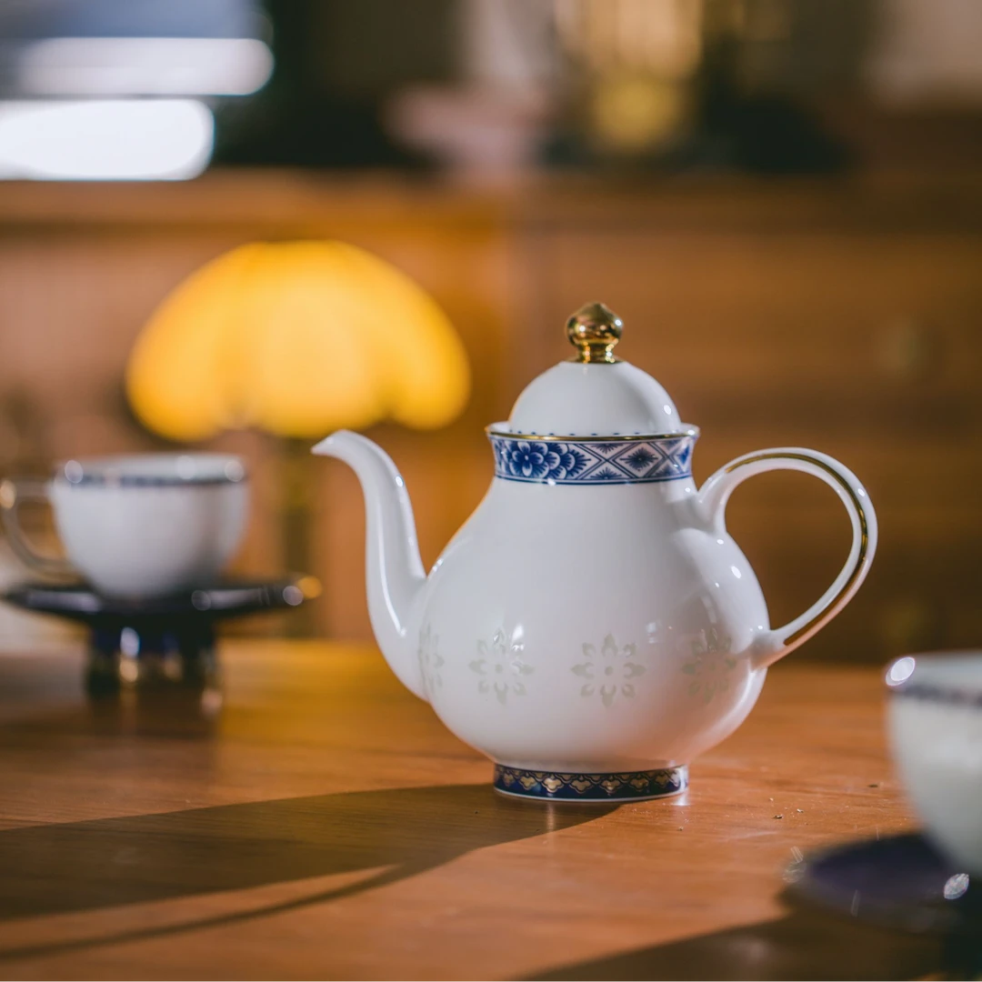 【玉柏玲珑】  华夏之光九头茶咖具套组