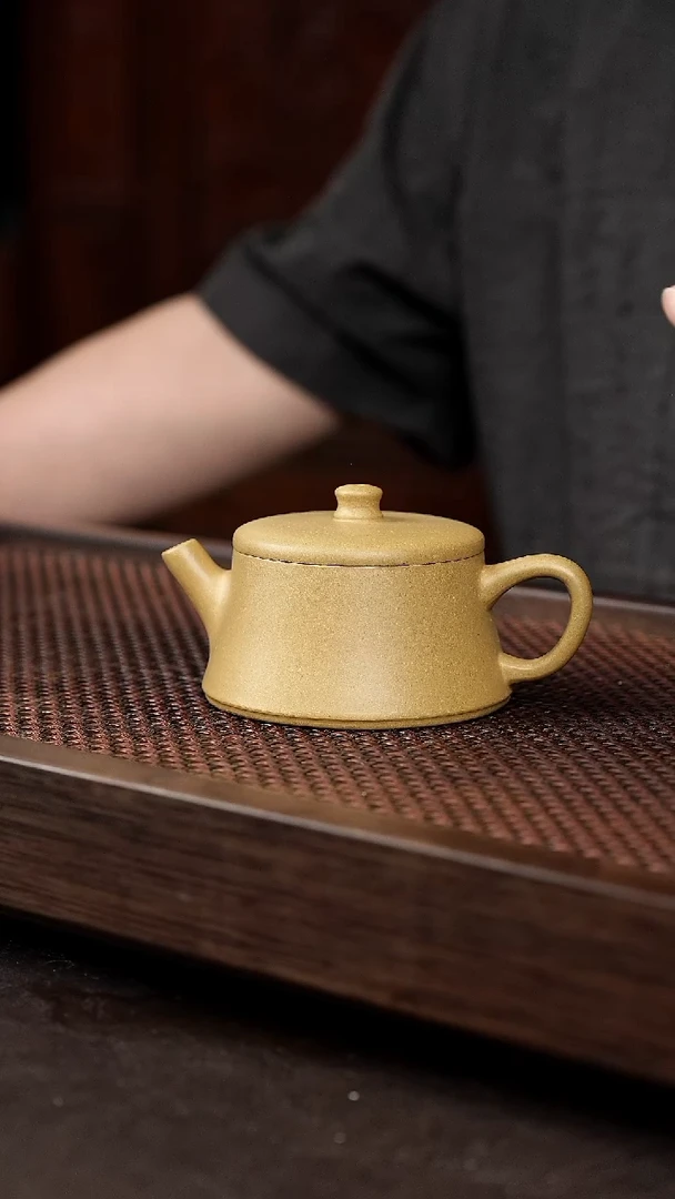 茶杯紫砂黄金段云柱