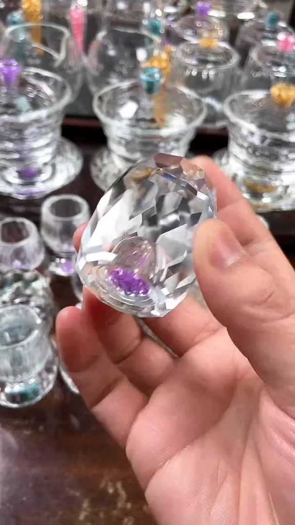 【闪购商品】玺宴新款水晶盖置紫罗兰