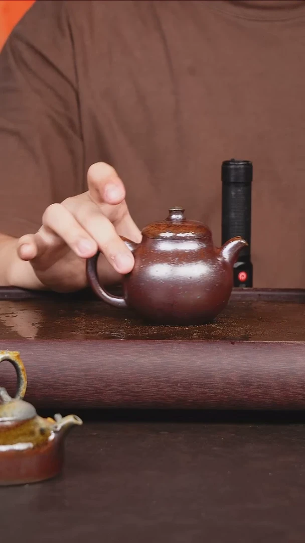 茶壶紫砂柴烧 壶