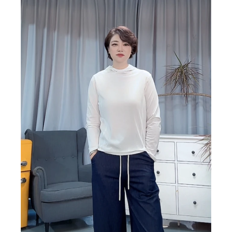 【U.M】皮卡丘丝光棉显瘦连帽长袖上衣T恤薄卫衣帽衫