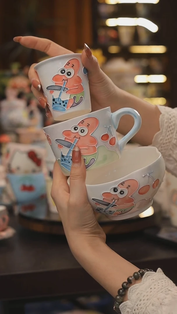 景德镇釉下彩绘设计师款式陶瓷