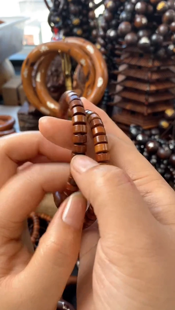 【闪购商品】木枣木直切手串随机发货