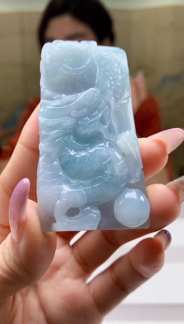 【闪购商品】定制翡翠未镶嵌4829ty-毛货挂件52