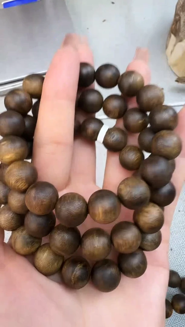 沉香手串1214张勺子圆珠单圈多样性发一