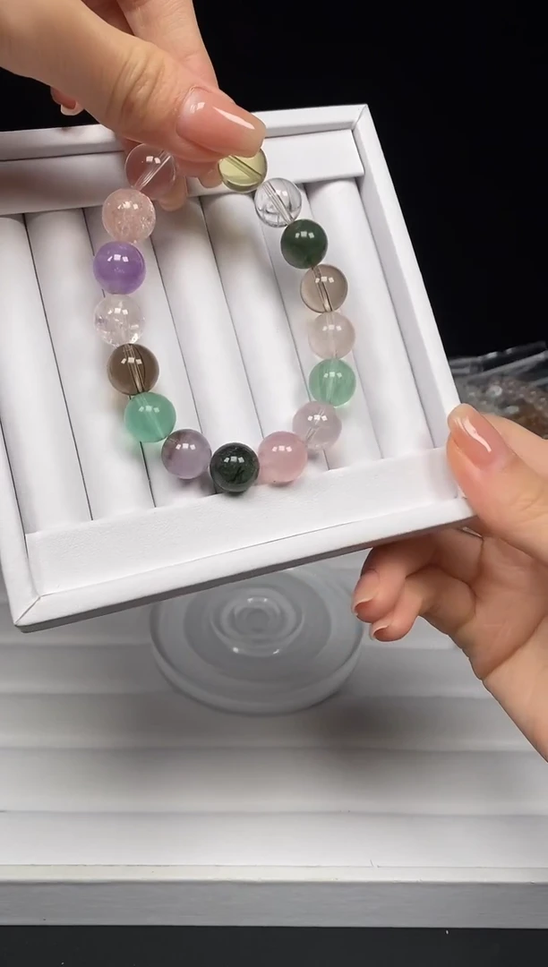 水晶手链未镶嵌多样性发其一；编号110