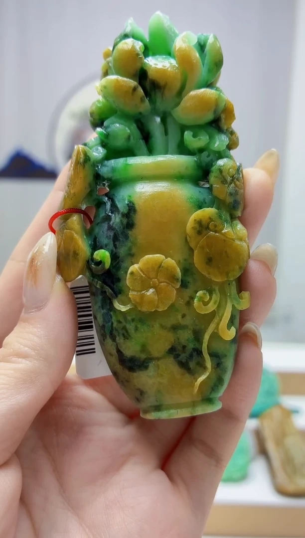 未镶嵌定制翡翠4812jw-毛货挂件84