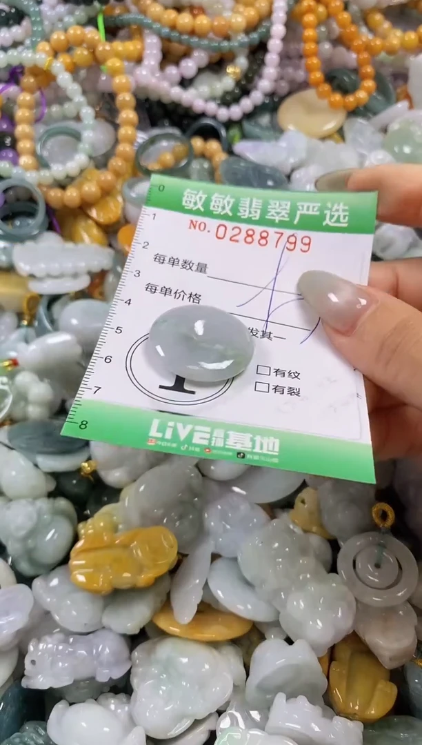 翡翠未镶嵌颈饰闪购0288799