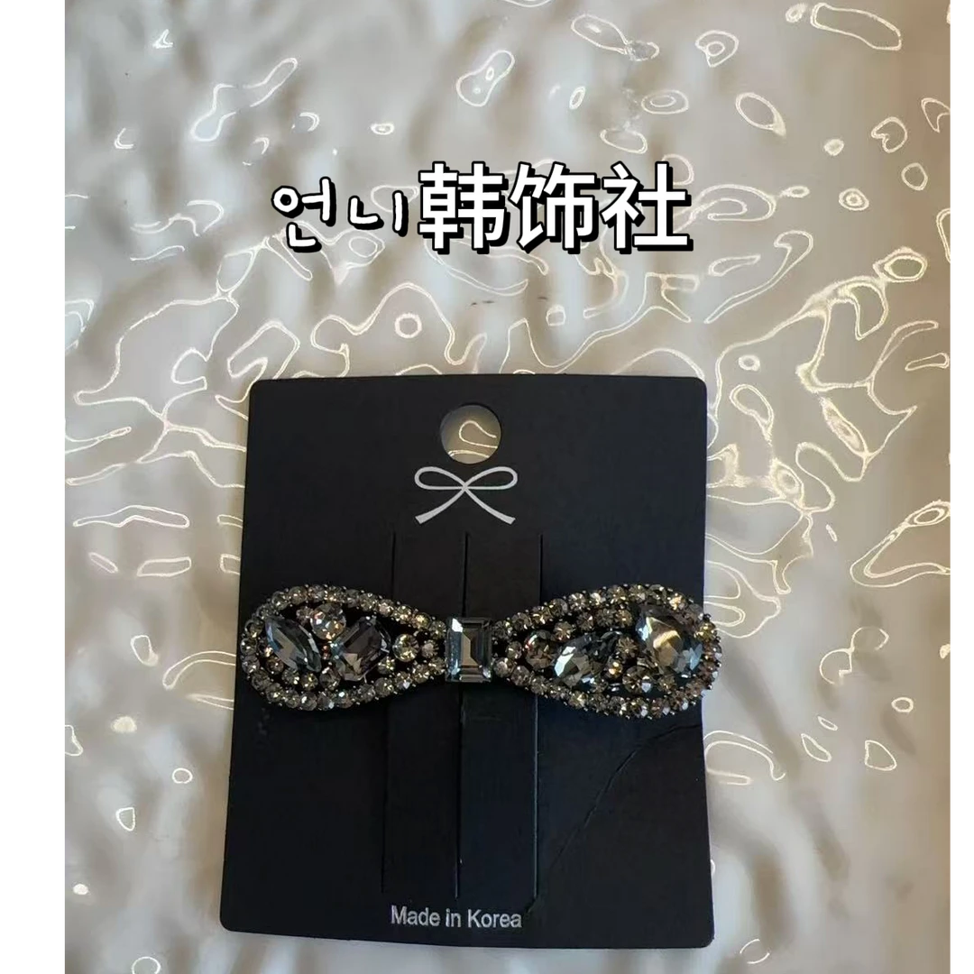 韩国欧尼同款 年会满钻精致系列发夹