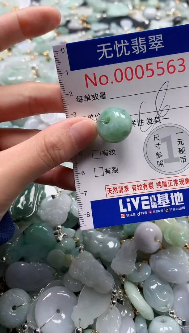 翡翠未镶嵌吊坠(不含链)5563