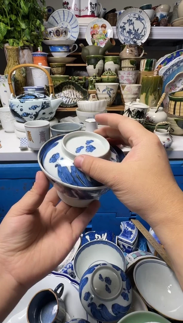 中古瓷器，默认微瑕-老物件，无底款