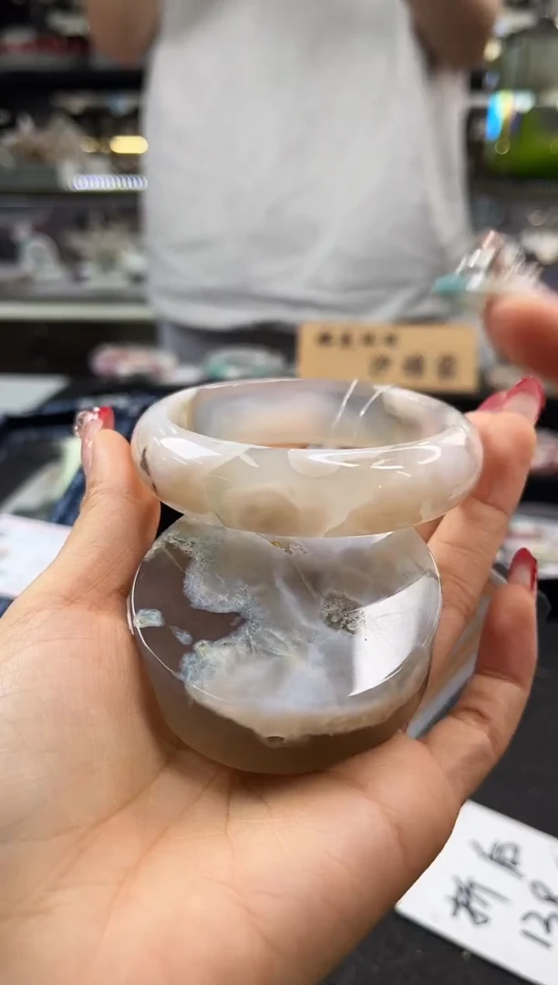 未镶嵌手镯石英质玉60圈口（赠品镯心）3688049