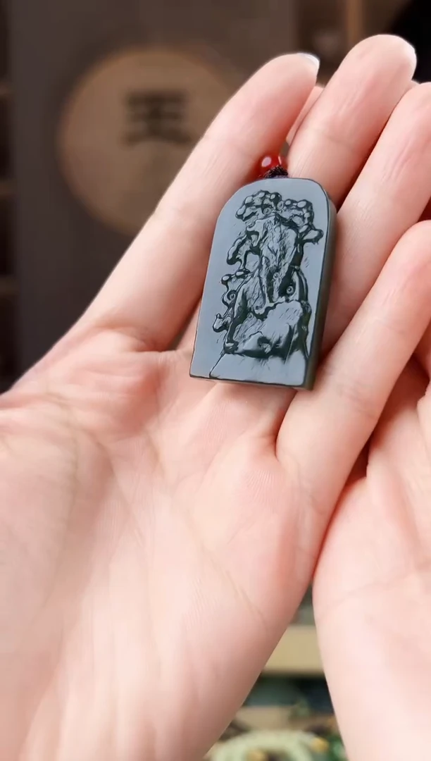 颈饰未镶嵌和田玉拍一发一，多样性发货