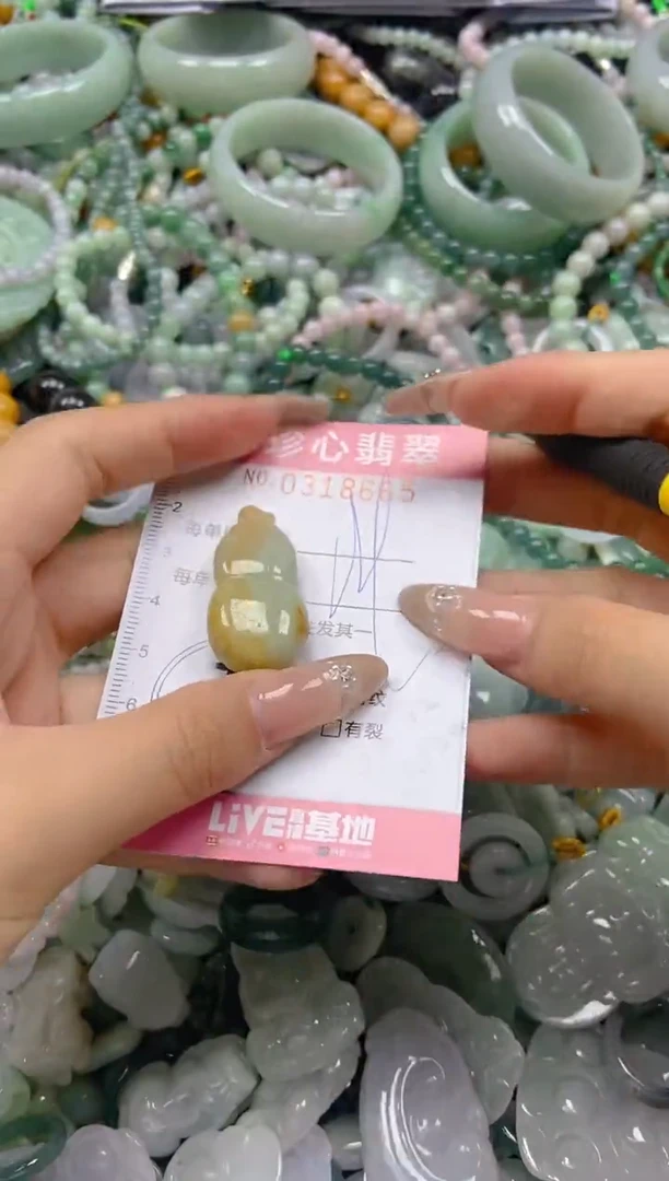 翡翠未镶嵌颈饰闪购0318665