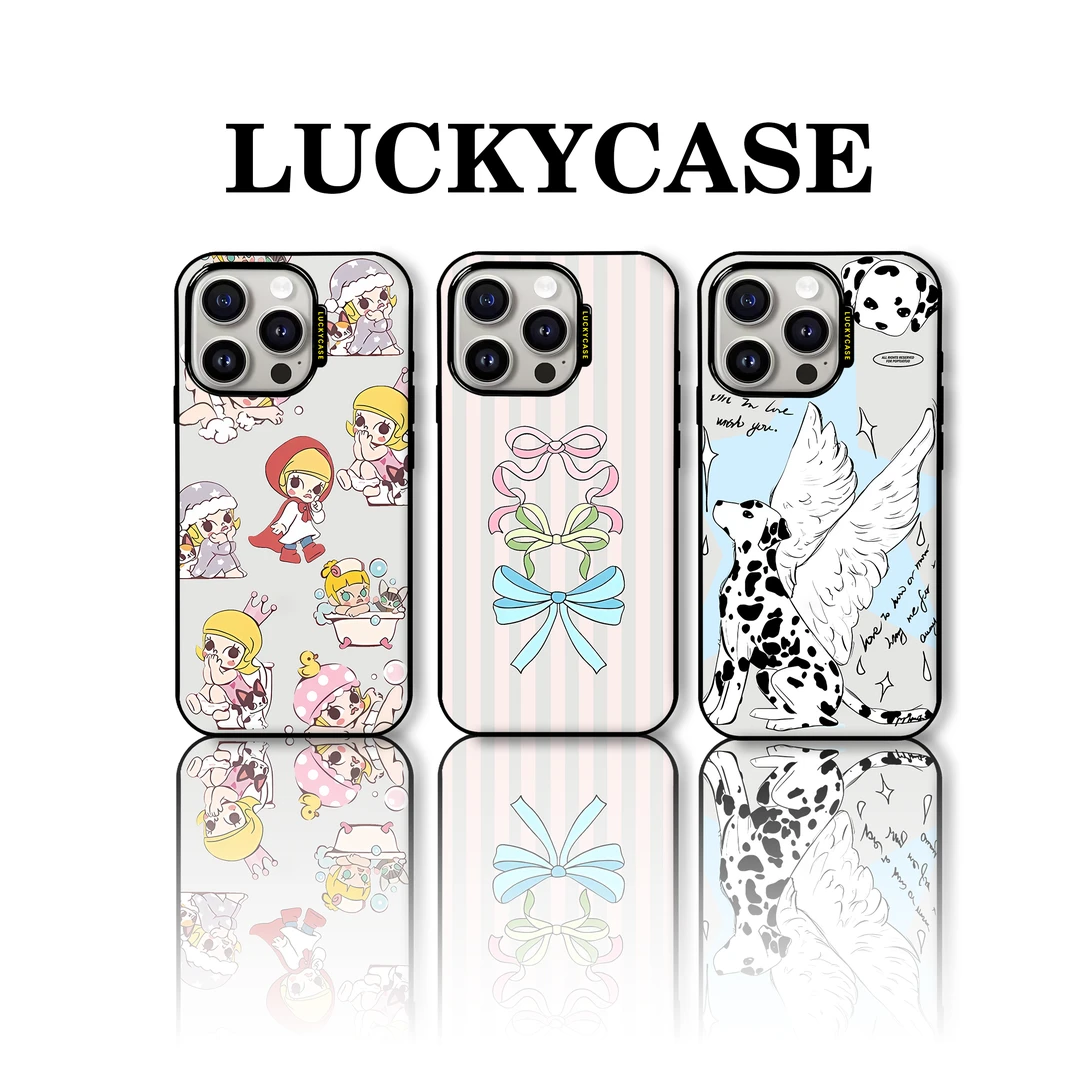 Lucky Case 原创〖天使狗狗〗适用苹果iPhone13-16Promax个性防摔
