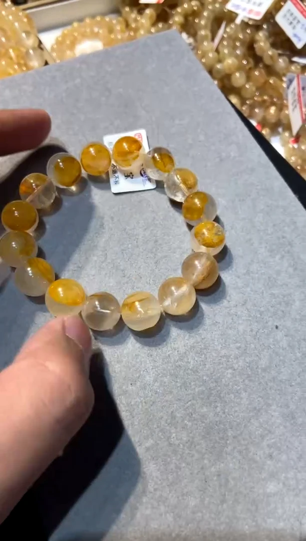 【闪购商品】水晶848-未镶嵌黄娇花13mm+