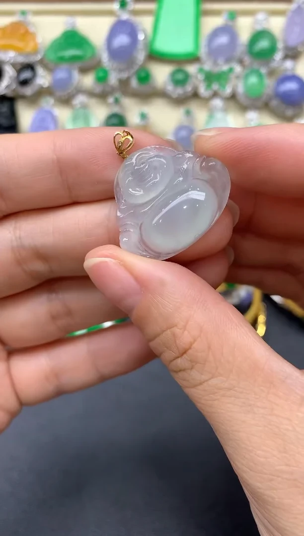 【闪购商品】翡翠颈饰18K金镶嵌266-中国好珍宝