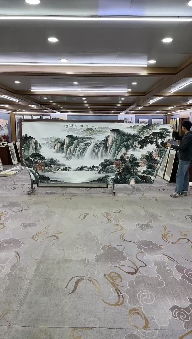 绘画Y-邵明义-大丈二-山水画