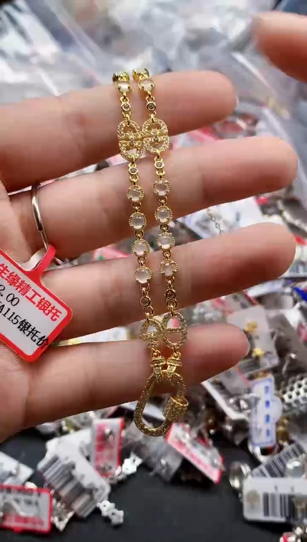 银S925镶嵌戒指翡翠天然A货缅甸翡翠