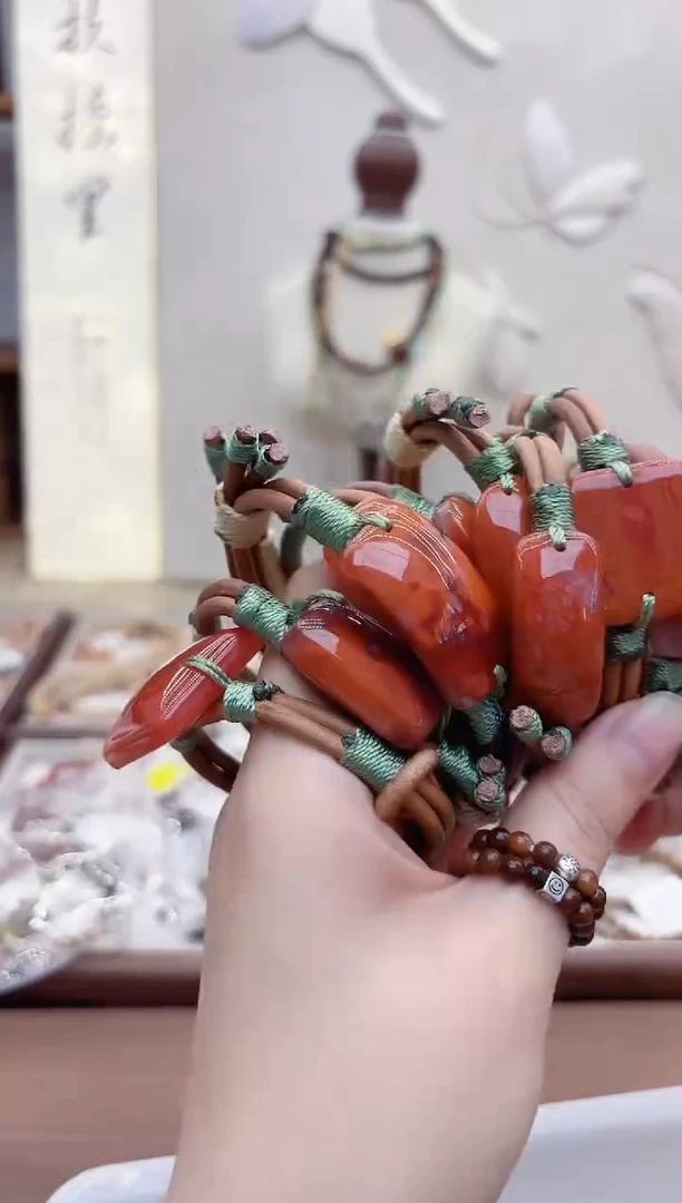 未镶嵌手链南红玛瑙A155南红手牌