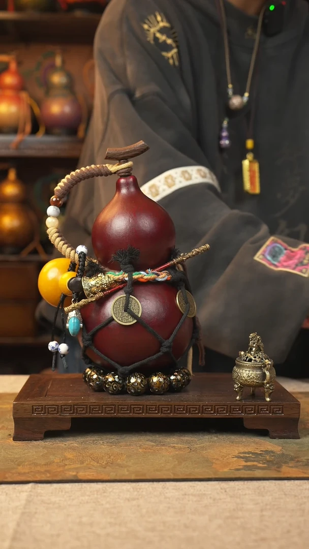 【闪购商品】099大漆葫芦一物一拍记葫堂出品