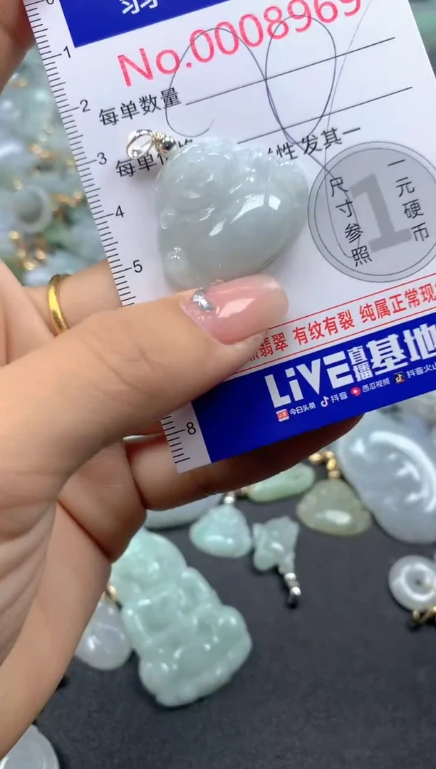 颈饰未镶嵌翡翠8969