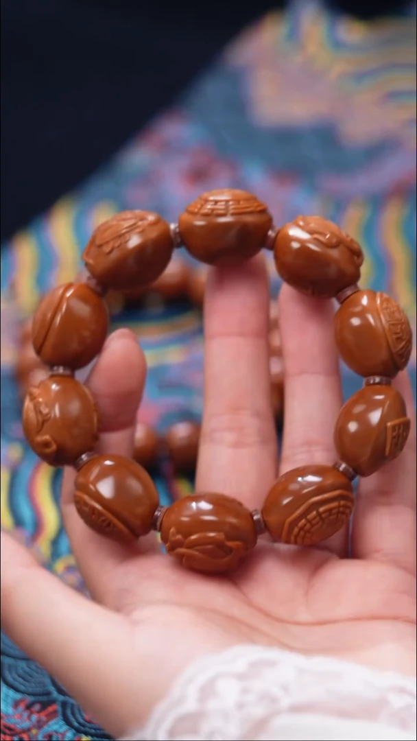 手串/手链橄榄核天**淡四项八卦