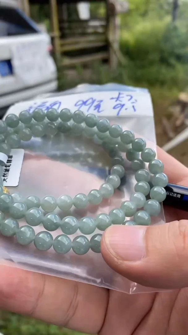 颈饰未镶嵌翡翠天然缅甸翡翠多样性