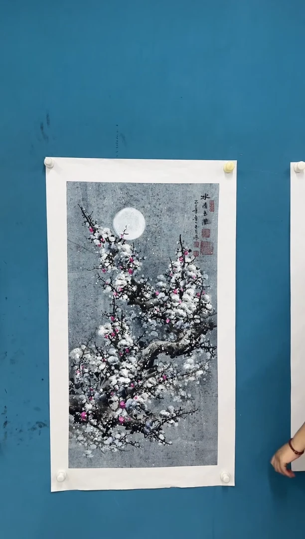 国画王夫怀-三尺-白梅-036